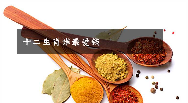 十二生肖谁最爱钱