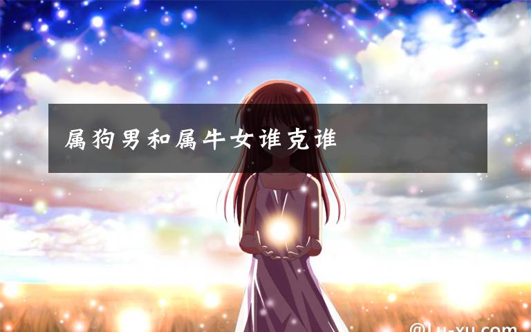 属狗男和属牛女谁克谁
