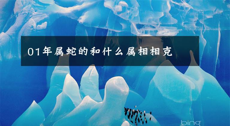 01年属蛇的和什么属相相克