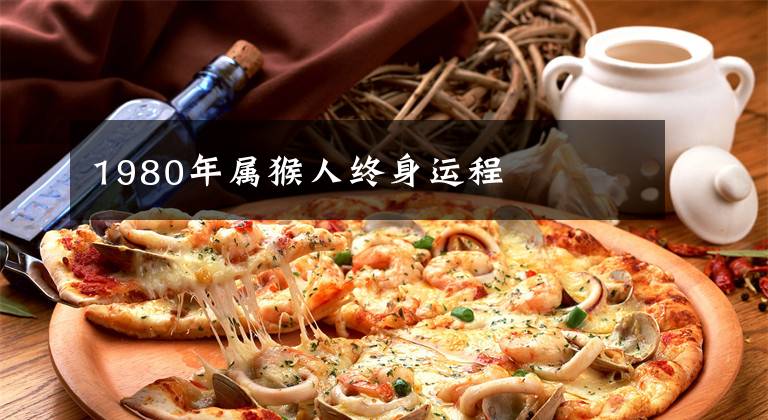 1980年属猴人终身运程