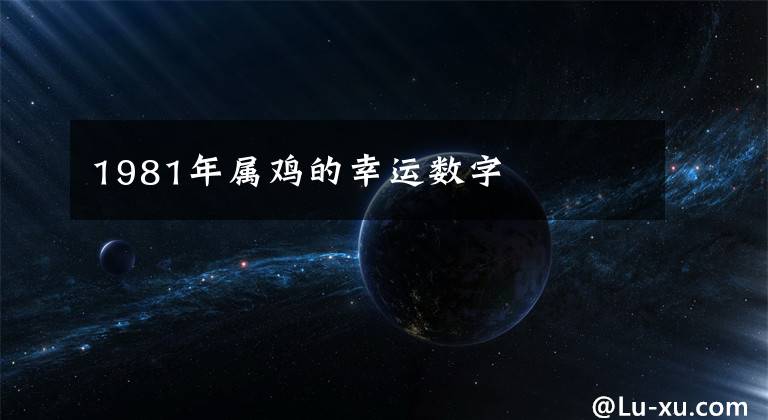1981年属鸡的幸运数字