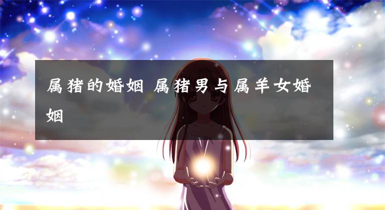 属猪的婚姻 属猪男与属羊女婚姻