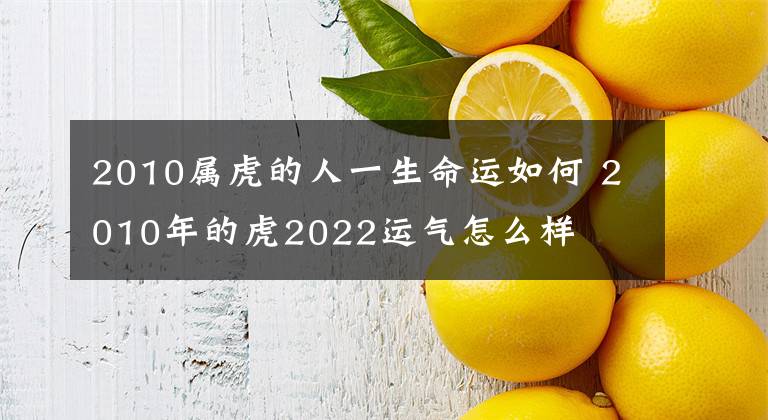 2010属虎的人一生命运如何 2010年的虎2022运气怎么样