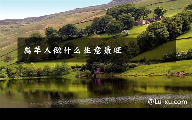 属羊人做什么生意最旺