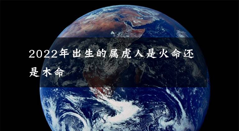 2022年出生的属虎人是火命还是木命
