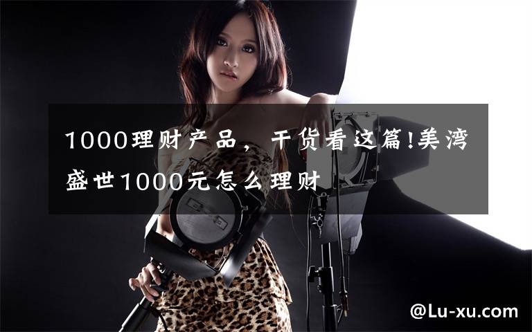 1000理财产品，干货看这篇!美湾盛世1000元怎么理财