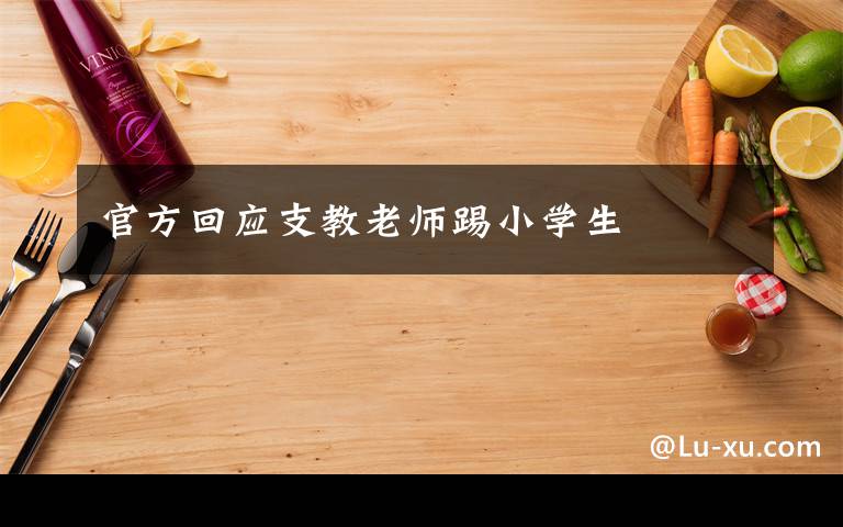 官方回应支教老师踢小学生