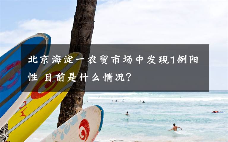北京海淀一农贸市场中发现1例阳性 目前是什么情况?
