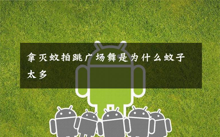 拿灭蚊拍跳广场舞是为什么蚊子太多