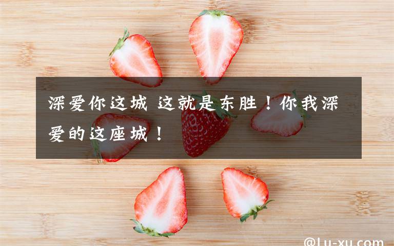 深爱你这城 这就是东胜!你我深爱的这座城!