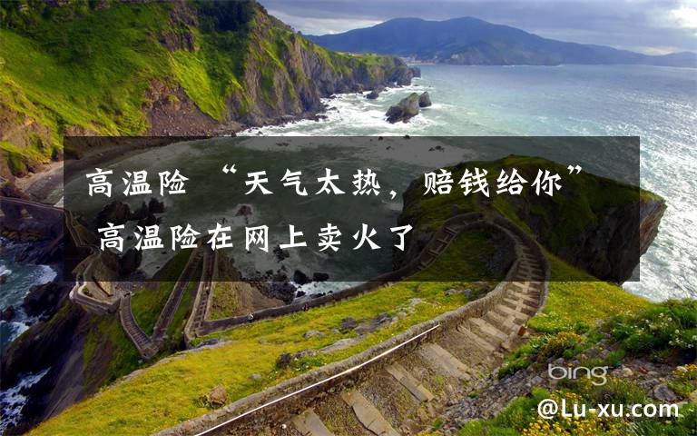 高温险 “天气太热,赔钱给你” 高温险在网上卖火了