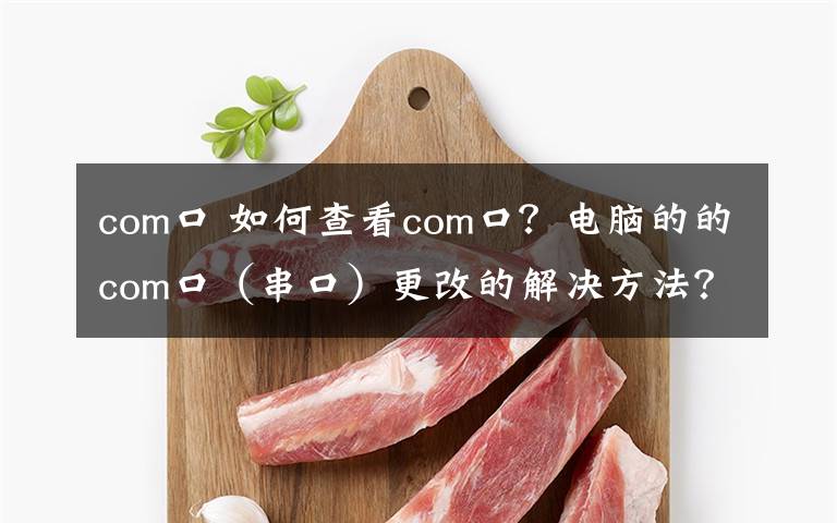 com口 如何查看com口?电脑的的com口(串口)更改的解决方法?