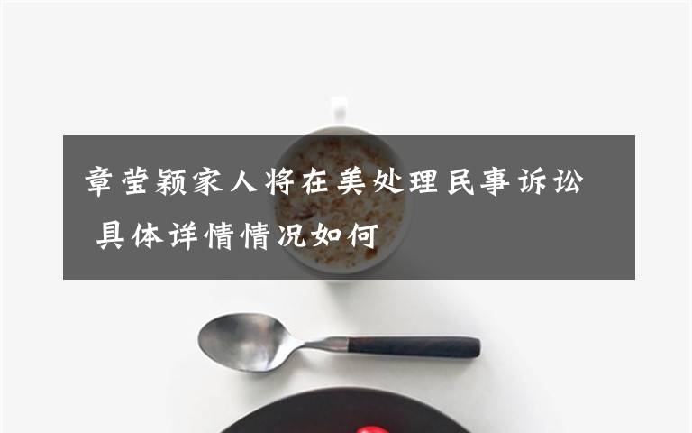章莹颖家人将在美处理民事诉讼 具体详情情况如何