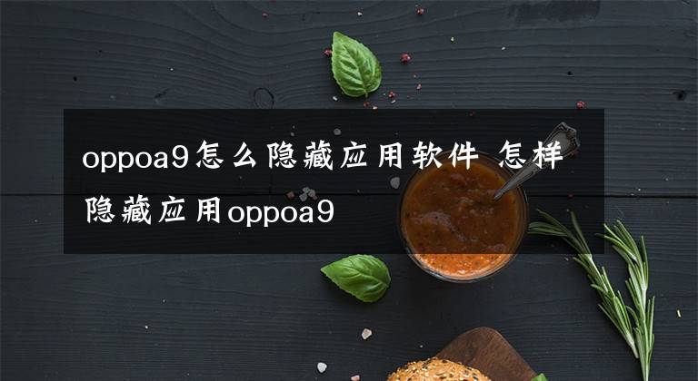 oppoa9怎么隐藏应用软件 怎样隐藏应用oppoa9