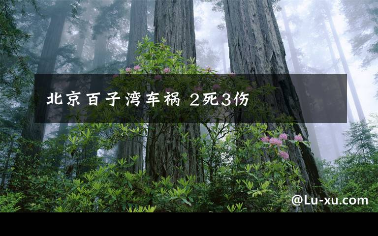 北京百子湾车祸 2死3伤