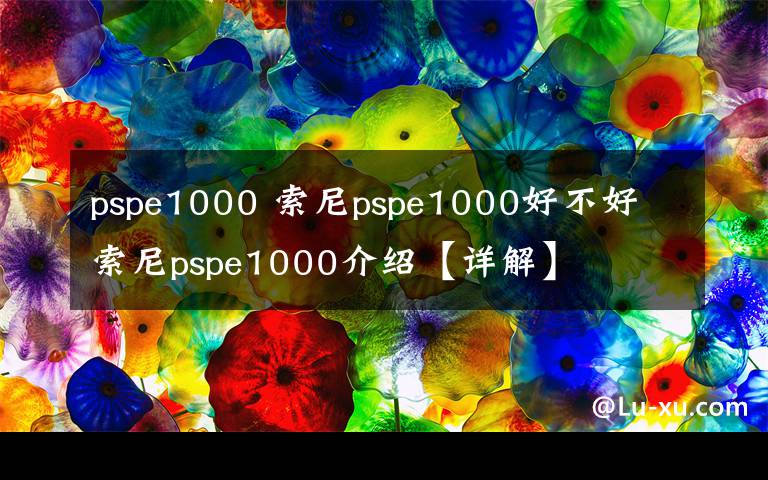 pspe1000 索尼pspe1000好不好 索尼pspe1000介绍【详解】