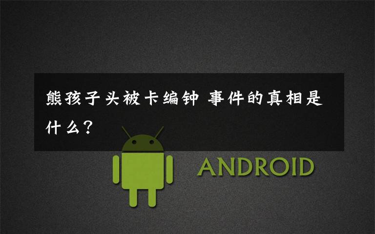 熊孩子头被卡编钟 事件的真相是什么?