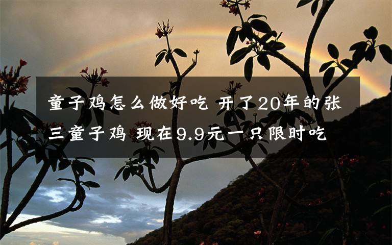 童子鸡怎么做好吃 开了20年的张三童子鸡 现在9.9元一只限时吃