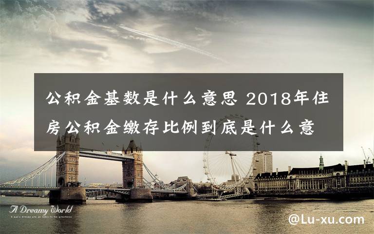 公积金基数是什么意思 2018年住房公积金缴存比例到底是什么意思?你弄明白了吗?
