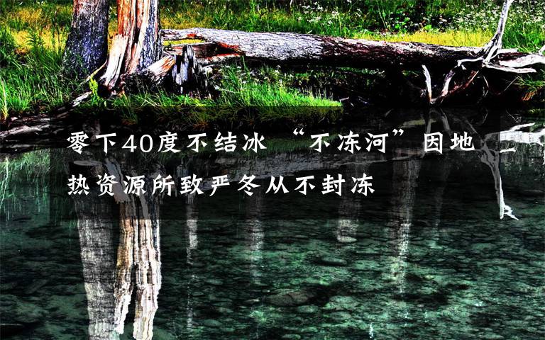 零下40度不结冰 “不冻河”因地热资源所致严冬从不封冻
