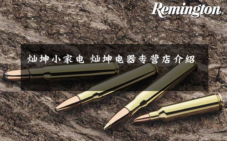 灿坤小家电 灿坤电器专营店介绍