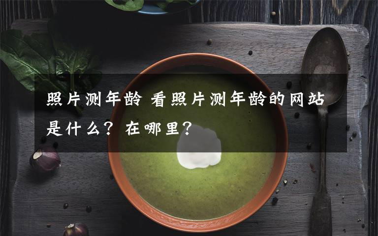 照片测年龄 看照片测年龄的网站是什么?在哪里?