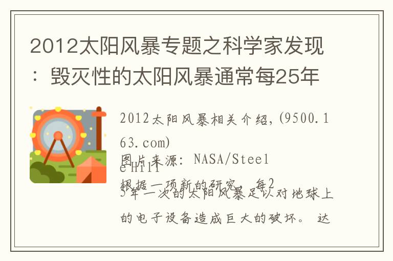 2012太阳风暴专题之科学家发现:毁灭性的太阳风暴通常每25年左右袭击地球一次