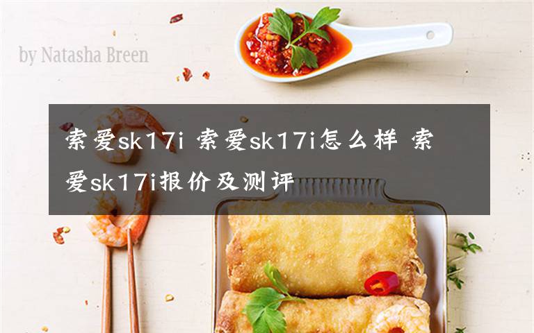 索爱sk17i 索爱sk17i怎么样 索爱sk17i报价及测评