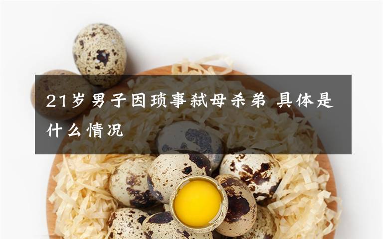 21岁男子因琐事弑母杀弟 具体是什么情况