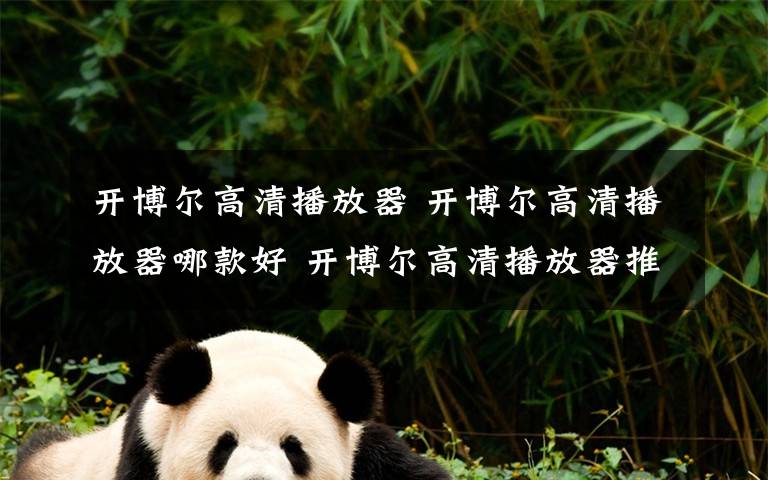 开博尔高清播放器 开博尔高清播放器哪款好 开博尔高清播放器推荐