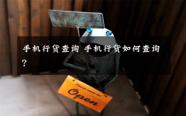 手机行货查询 手机行货如何查询?