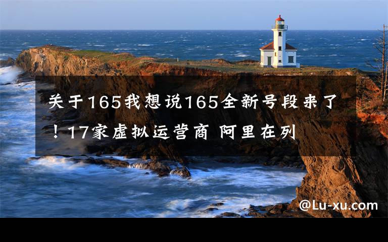 关于165我想说165全新号段来了！17家虚拟运营商 阿里在列