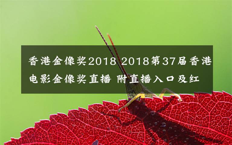 香港金像奖2018 2018第37届香港电影金像奖直播 附直播入口及红毯嘉宾名单