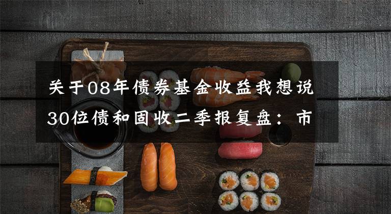 关于08年债券基金收益我想说30位债和固收二季报复盘：市场剧震中，你需要这些“防震荡利器”