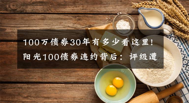 100万债券30年有多少看这里!阳光100债券违约背后:评级遭下调,向高管提供的3000多万款项未收回