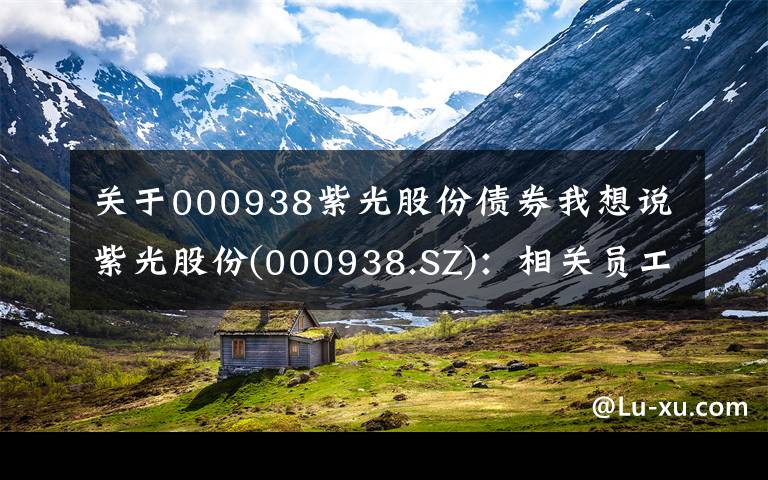 关于000938紫光股份债券我想说紫光股份(000938.SZ)：相关员工持股计划存续期即将届满