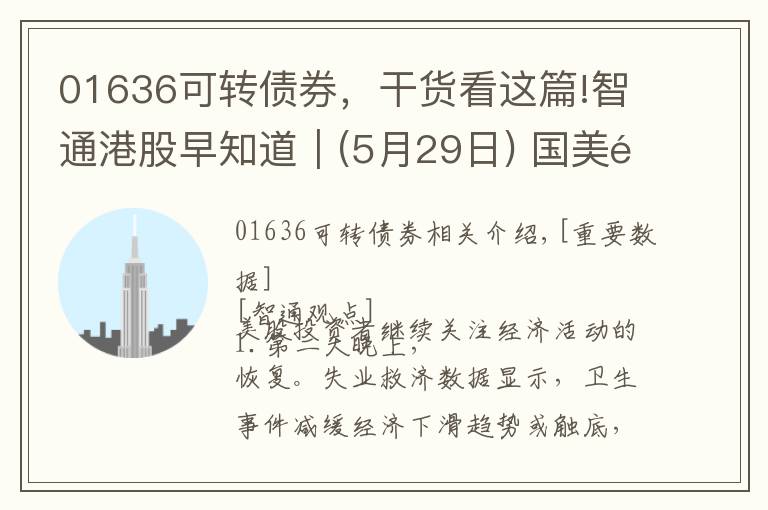 01636可转债券,干货看这篇!智通港股早知道︱(5月29日) 国美零售(00493)筹码增多 医疗器械股谨防抄底