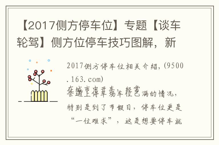 【2017侧方停车位】专题【谈车轮驾】侧方位停车技巧图解,新手也能轻松挤进路边停车位