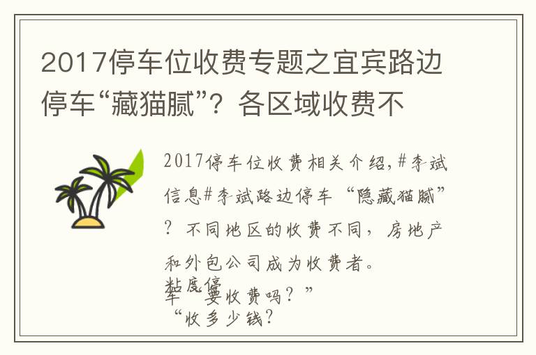 2017停车位收费专题之宜宾路边停车“藏猫腻”？各区域收费不同！物业和外包公司成收费方
