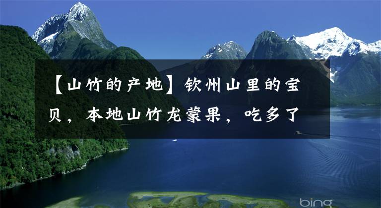 【山竹的产地】钦州山里的宝贝，本地山竹龙蒙果，吃多了牙齿会黄