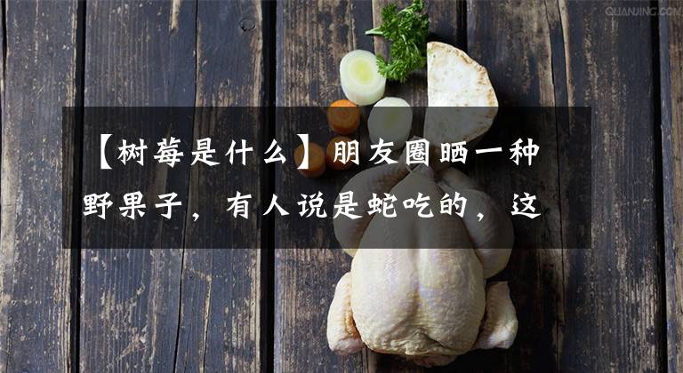 【树莓是什么】朋友圈晒一种野果子，有人说是蛇吃的，这品种到底是个啥？