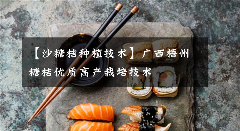 【沙糖桔种植技术】广西梧州糖桔优质高产栽培技术