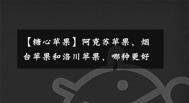 【糖心苹果】阿克苏苹果，烟台苹果和洛川苹果，哪种更好吃？网友：不比不知道