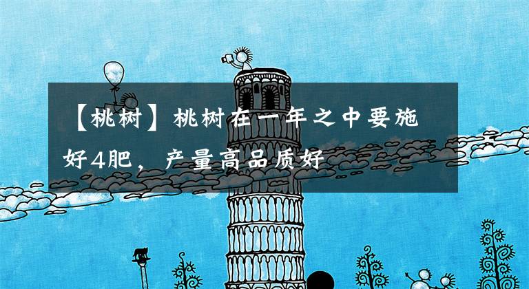 【桃树】桃树在一年之中要施好4肥,产量高品质好