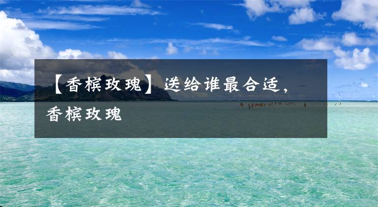 【香槟玫瑰】送给谁最合适,香槟玫瑰