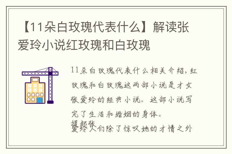 【11朵白玫瑰代表什么】解读张爱玲小说红玫瑰和白玫瑰