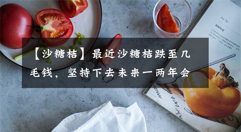 【沙糖桔】最近沙糖桔跌至几毛钱，坚持下去未来一两年会崛起吗？