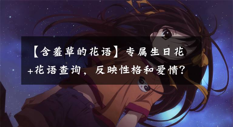 【含羞草的花语】专属生日花+花语查询,反映性格和爱情?快来看看您的准不准