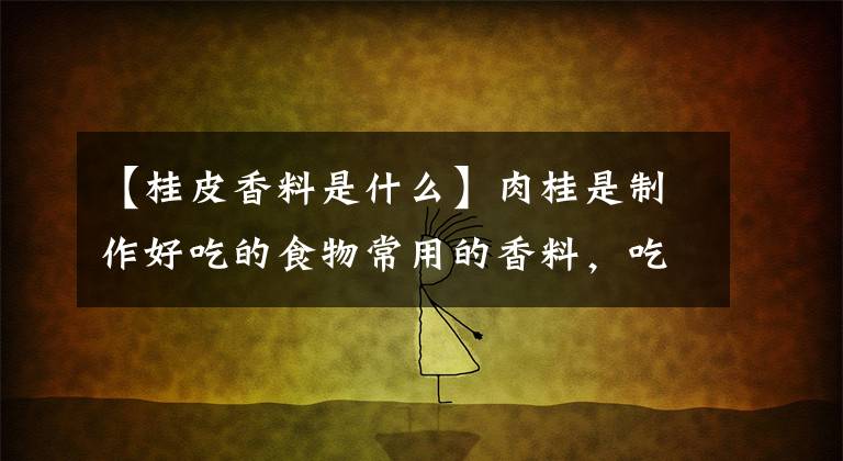 【桂皮香料是什么】肉桂是制作好吃的食物常用的香料,吃之前先刮一下,味道才会更好