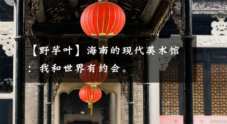 【野芋叶】海南的现代美术馆:我和世界有约会。
